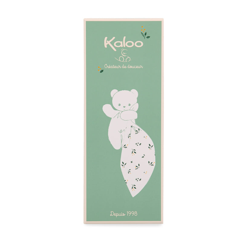 Kaloo Carre Douceur Doudou Rabbit - White Delicate - 17cm