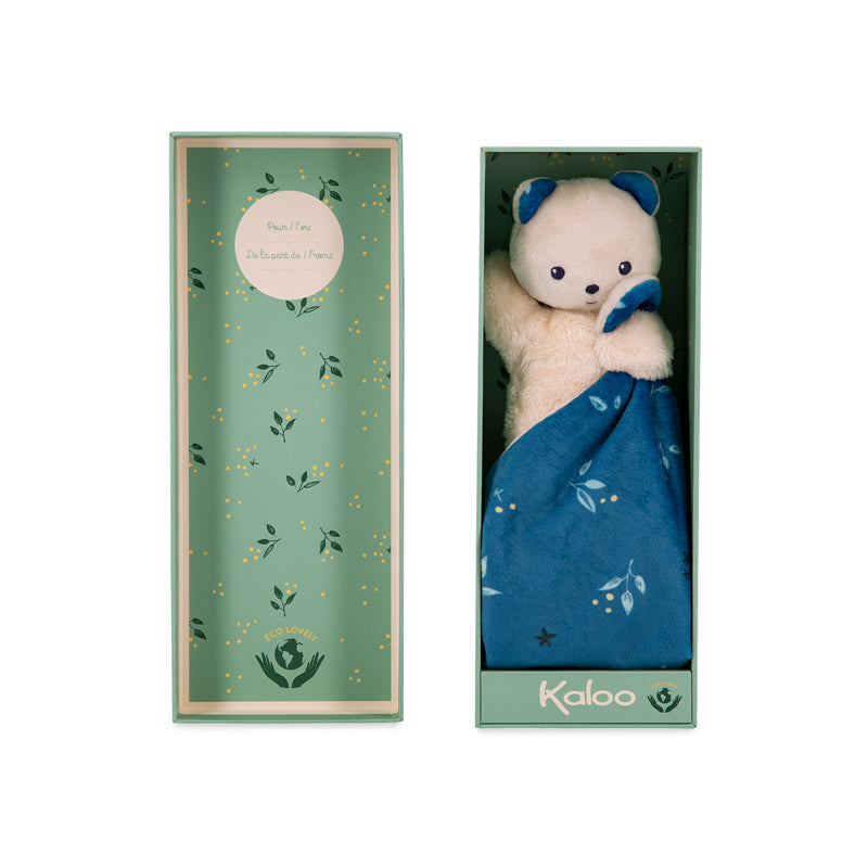Kaloo Carre Douceur Doudou Bear Night - Bear - 17cm
