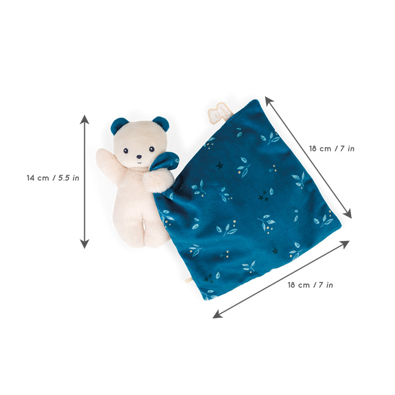 Kaloo Carre Douceur Doudou Bear Night - Bear - 17cm
