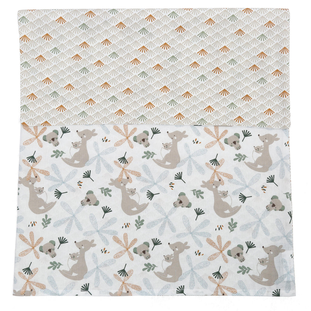FORREST 3 Piece Organic Reversible Cot Bed Set - Koalaroo