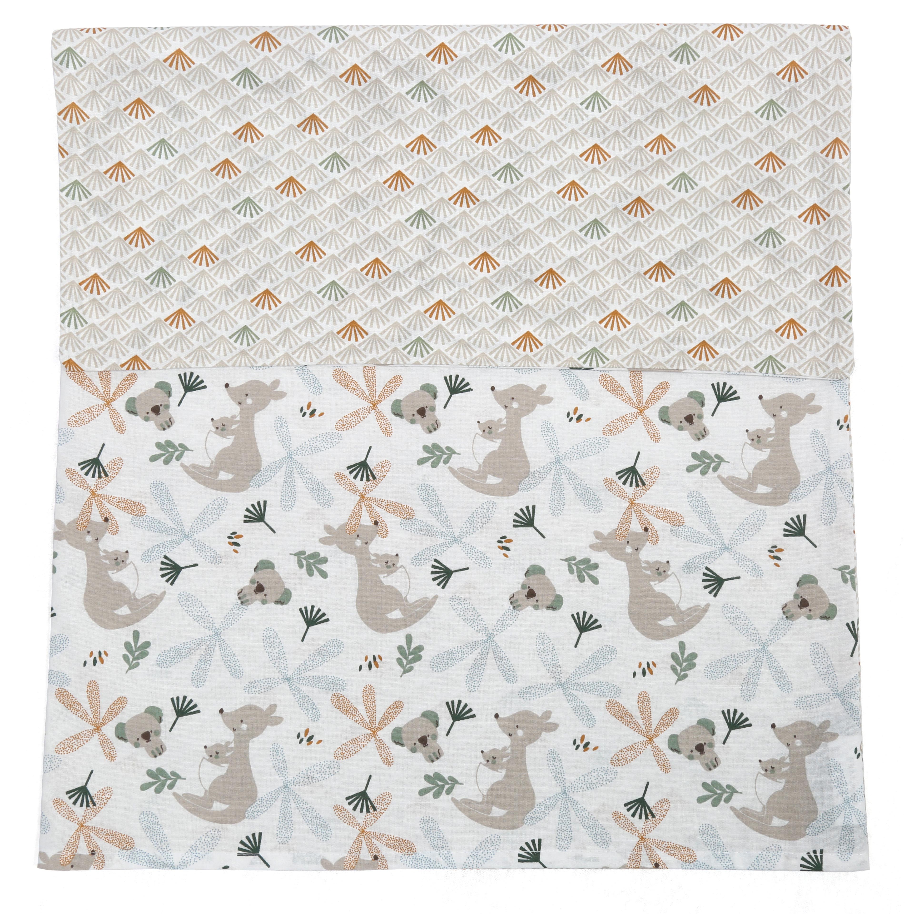 FORREST 3 Piece Organic Reversible Cot Bed Set - Koalaroo