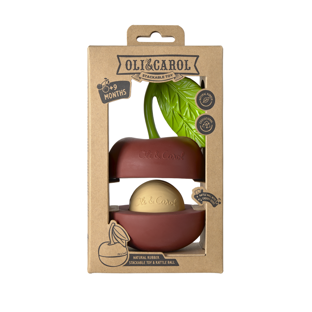 Oli&Carol Mery the Cherry Stacking and Ball Toy
