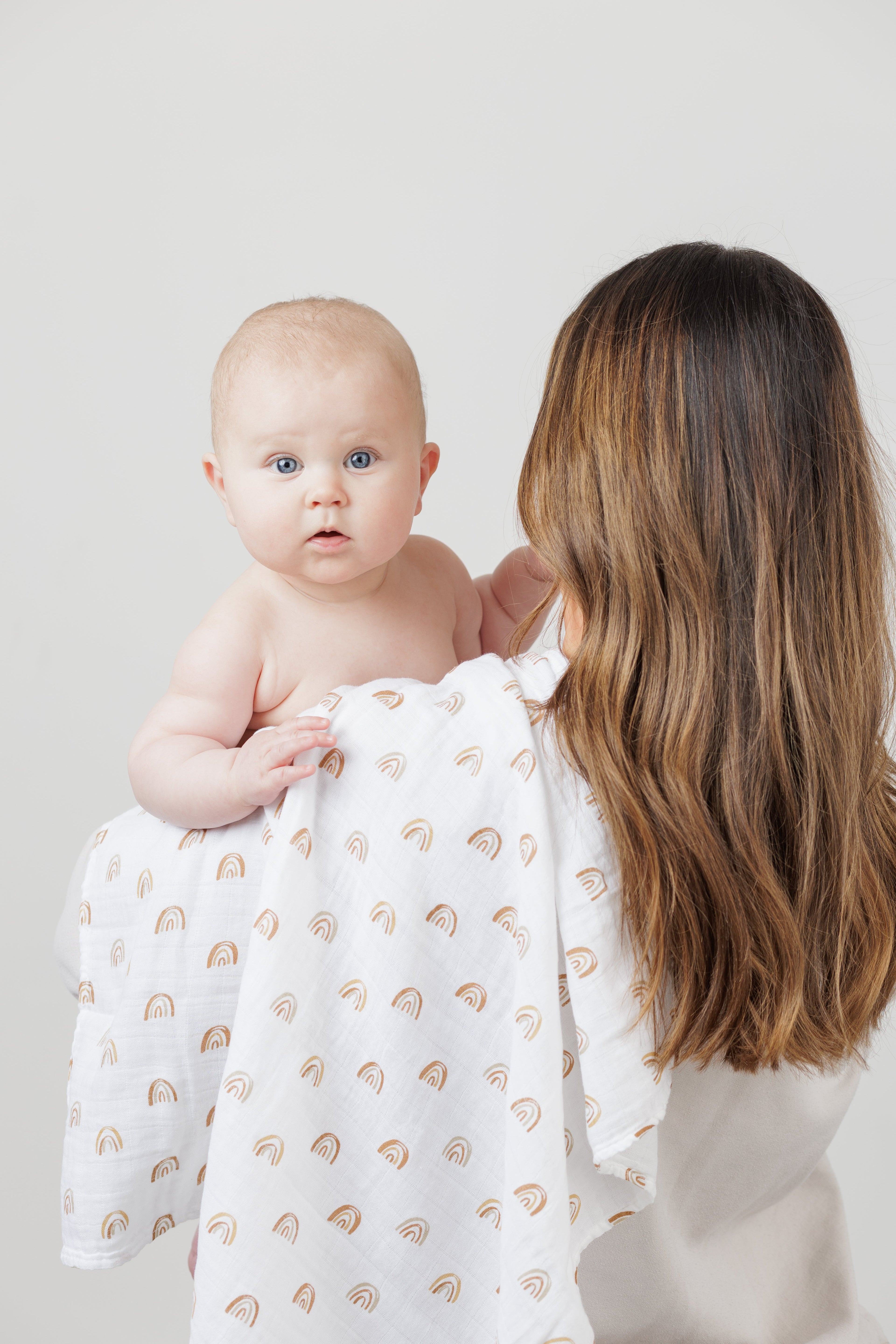 Lulujo - Muslin Squares - 3 Pack - Rainbows