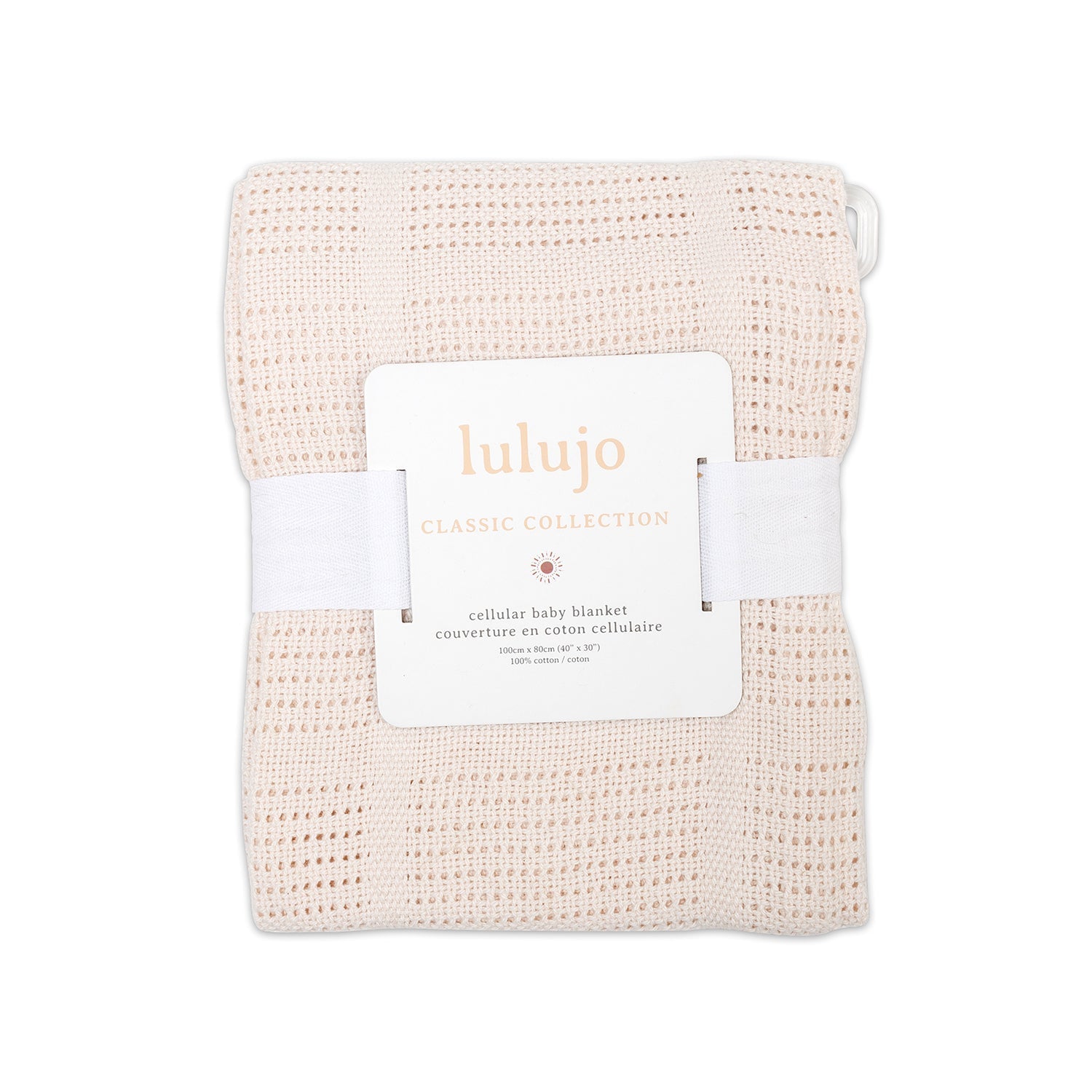 Lulujo - Cellular Blanket - Oatmeal