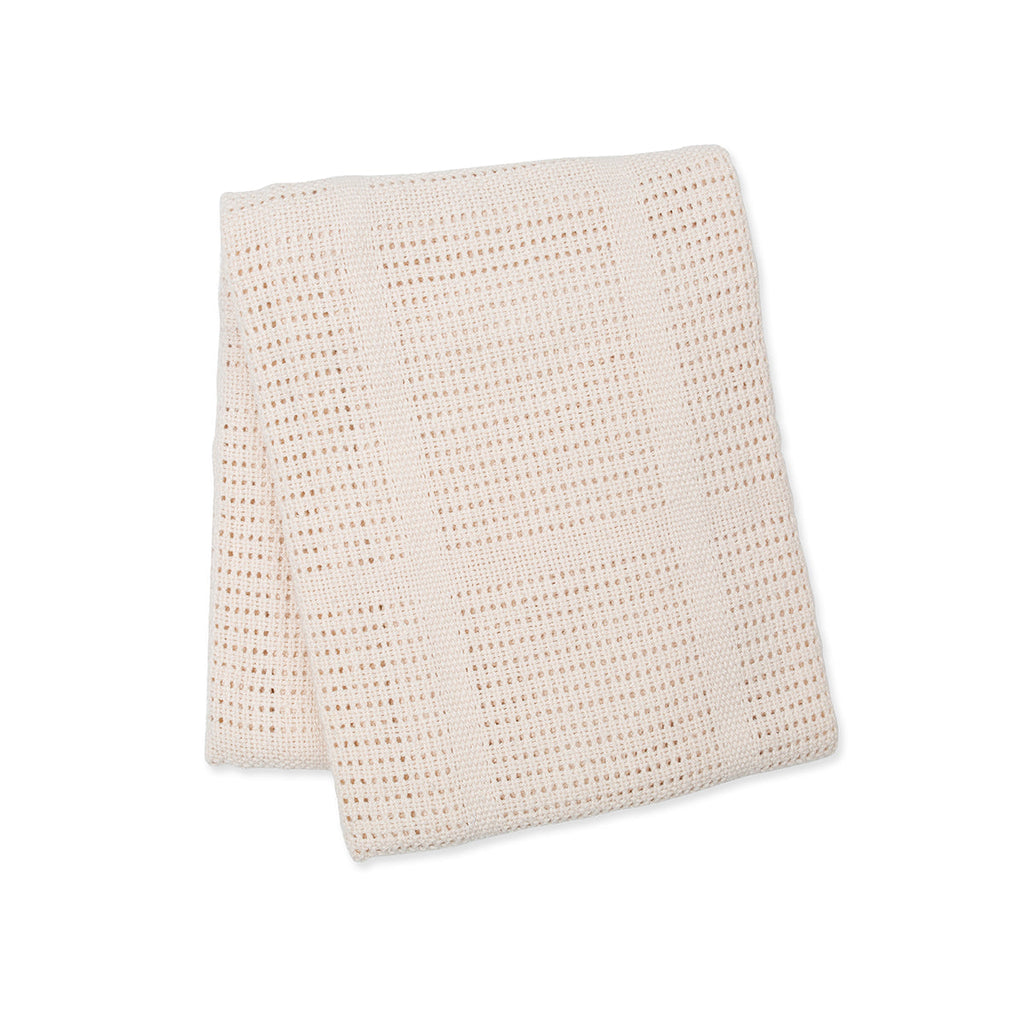 Lulujo - Cellular Blanket - Oatmeal