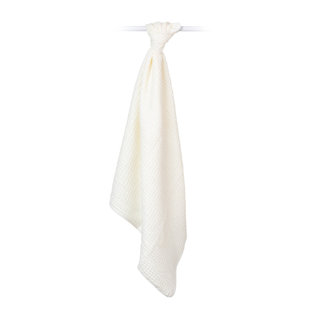 Lulujo -  Waffle Blanket - Cream Vanilla