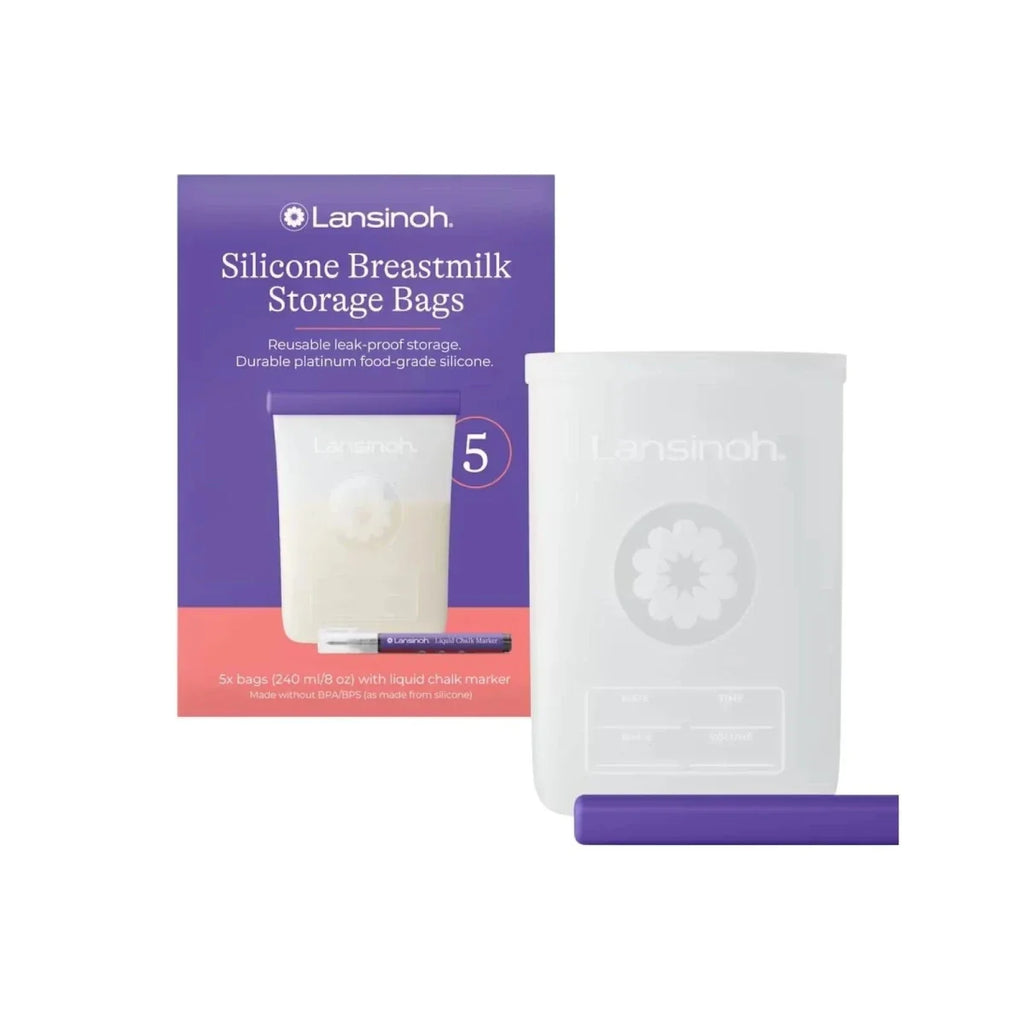 Lansinoh Silicone Breastmilk Storage Bags - 5 Pack