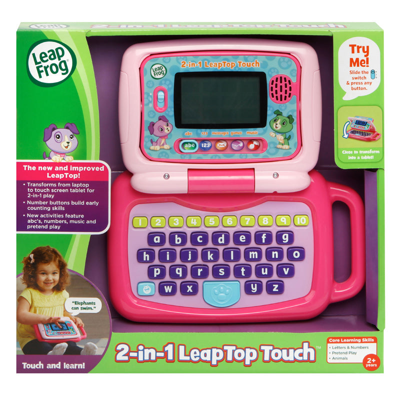 LeapFrog 2-in-1 LeapTop Touch Laptop pink