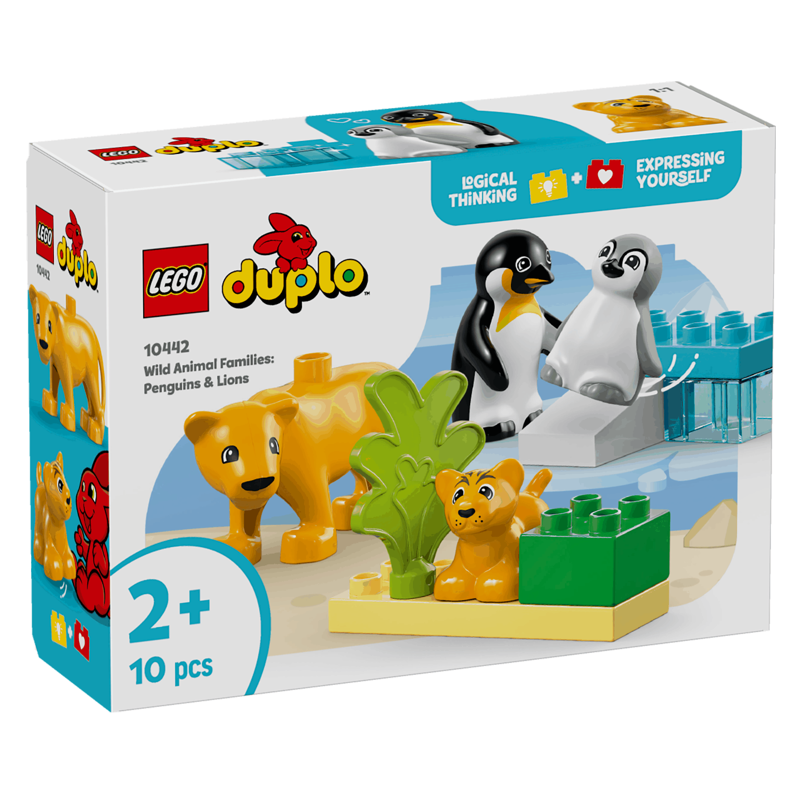 DUPLO Wild Animal Families: Penguins & Lions - 10442