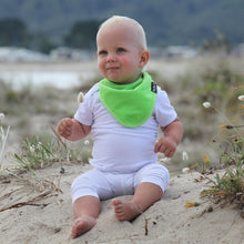 3 PACK - Mum 2 Mum Bandana Style Baby Bibs - Red / Lime / Teal