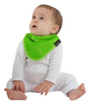 3 PACK - Mum 2 Mum Bandana Style Baby Bibs - Red / Lime / Teal