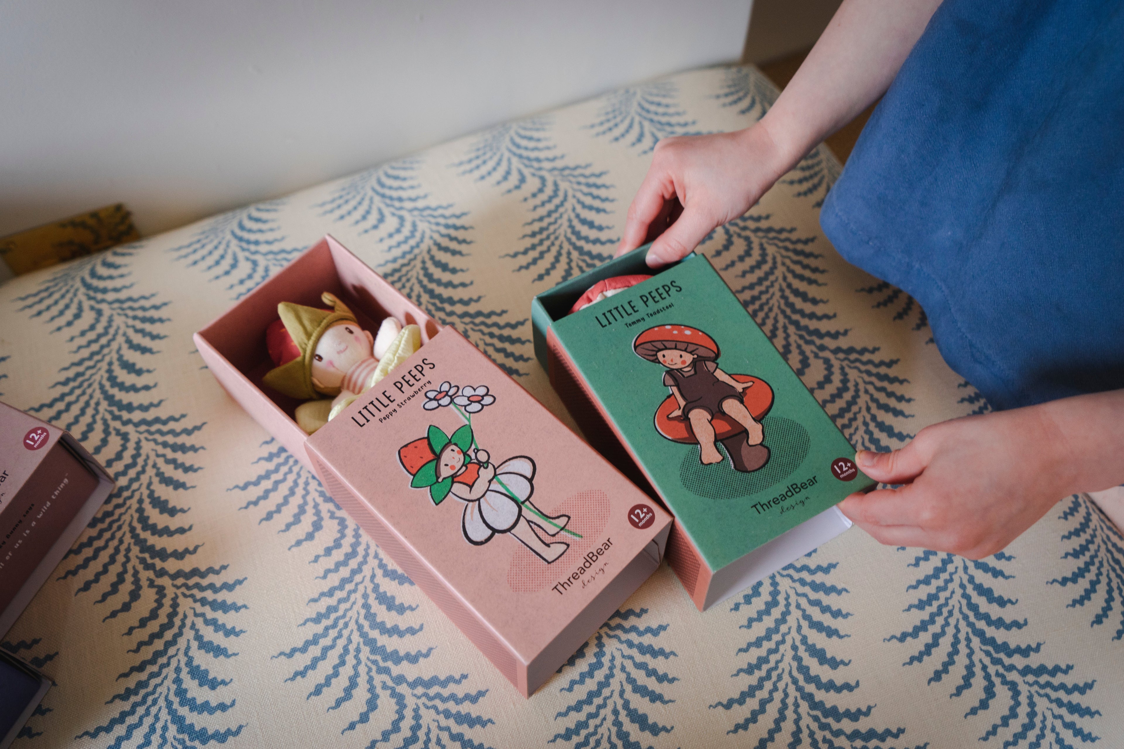 Threadbear Design Little Peeps Poppy Strawberry