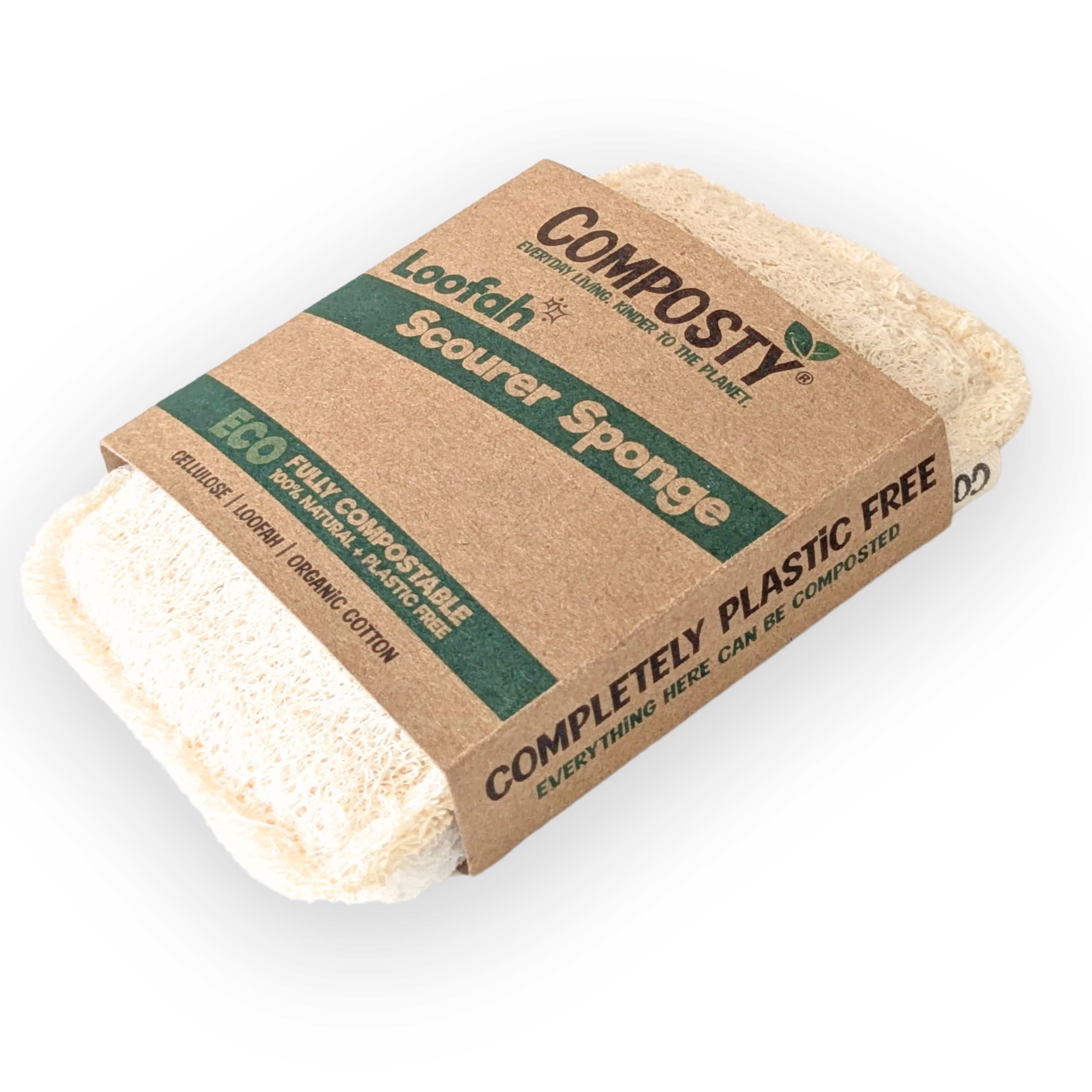 Composty Loofah Scourer Eco Sponges