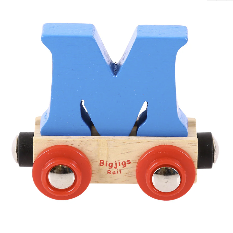 Big Jigs Wooden Rail Name Letters