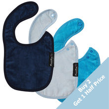 3 PACK - Mum 2 Mum Infant Wonder Bibs - Blues