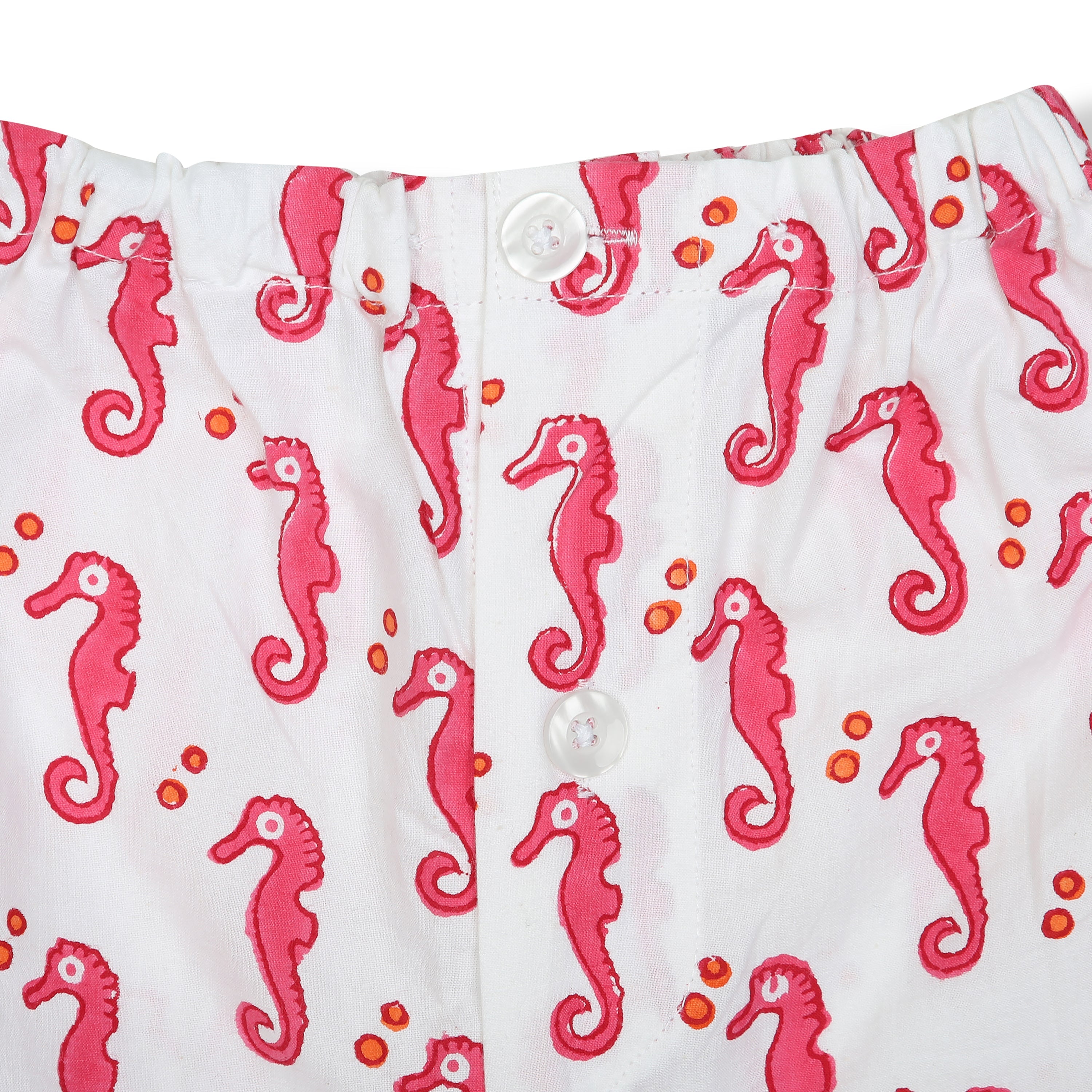 Moochic Children's Pyjamas - Pink or Blue Seahorse