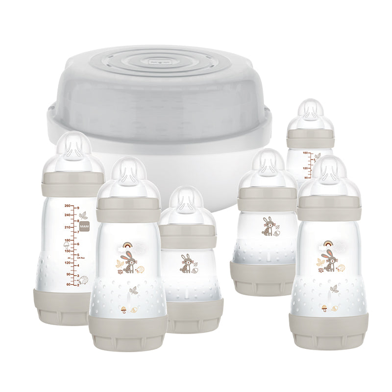 MAM Easy Start 6 x Bottle & Microwave Steriliser Set