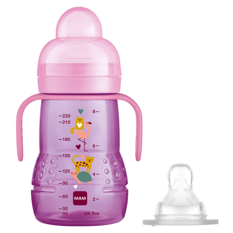 MAM Trainer Cup 2 in 1 - 220ml - Pink