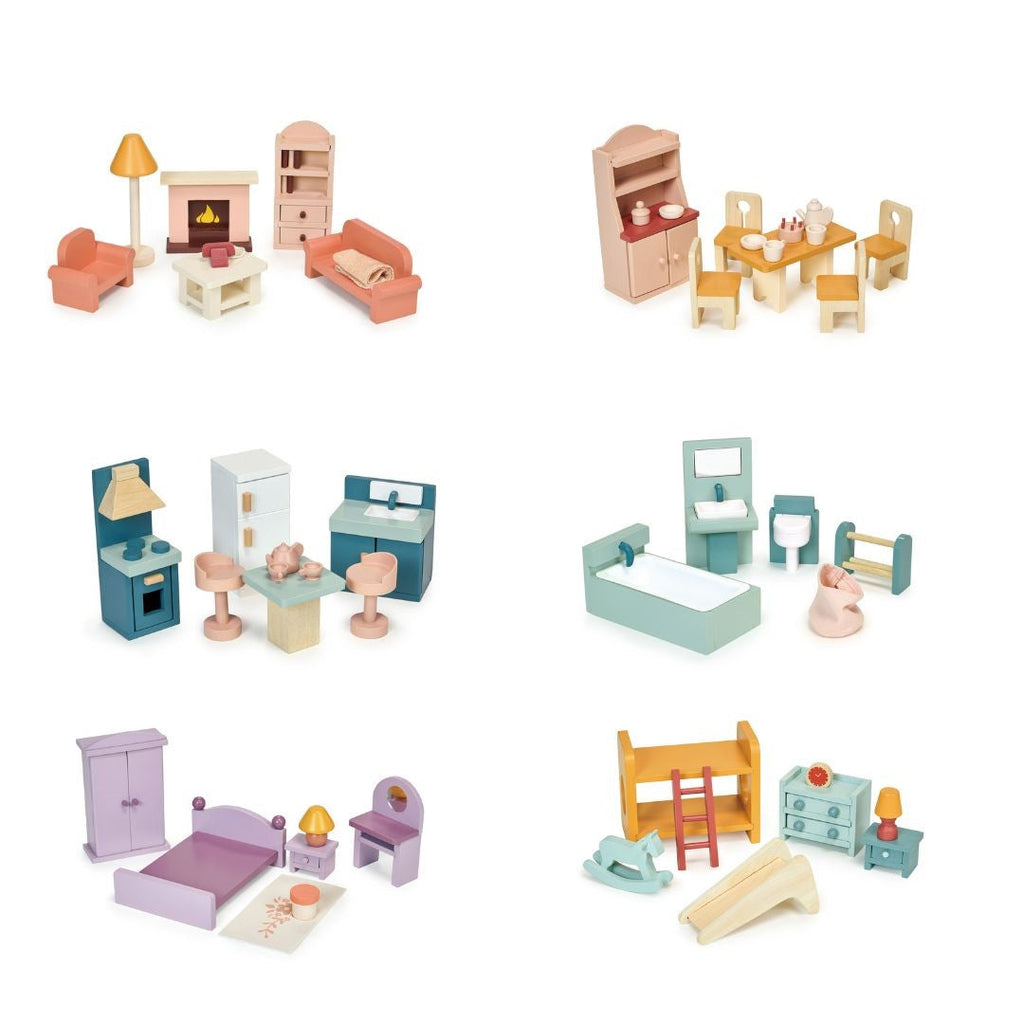 Dolls House Furniture Bundle of 6 Sets