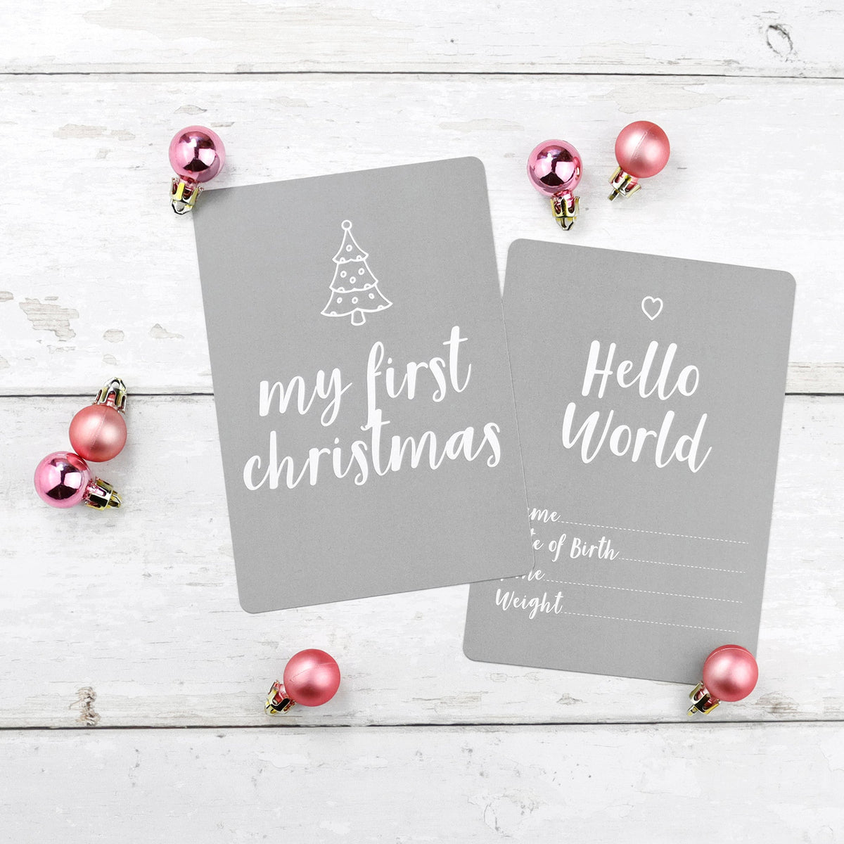 Letterbox Gifts Baby Milestone Cards