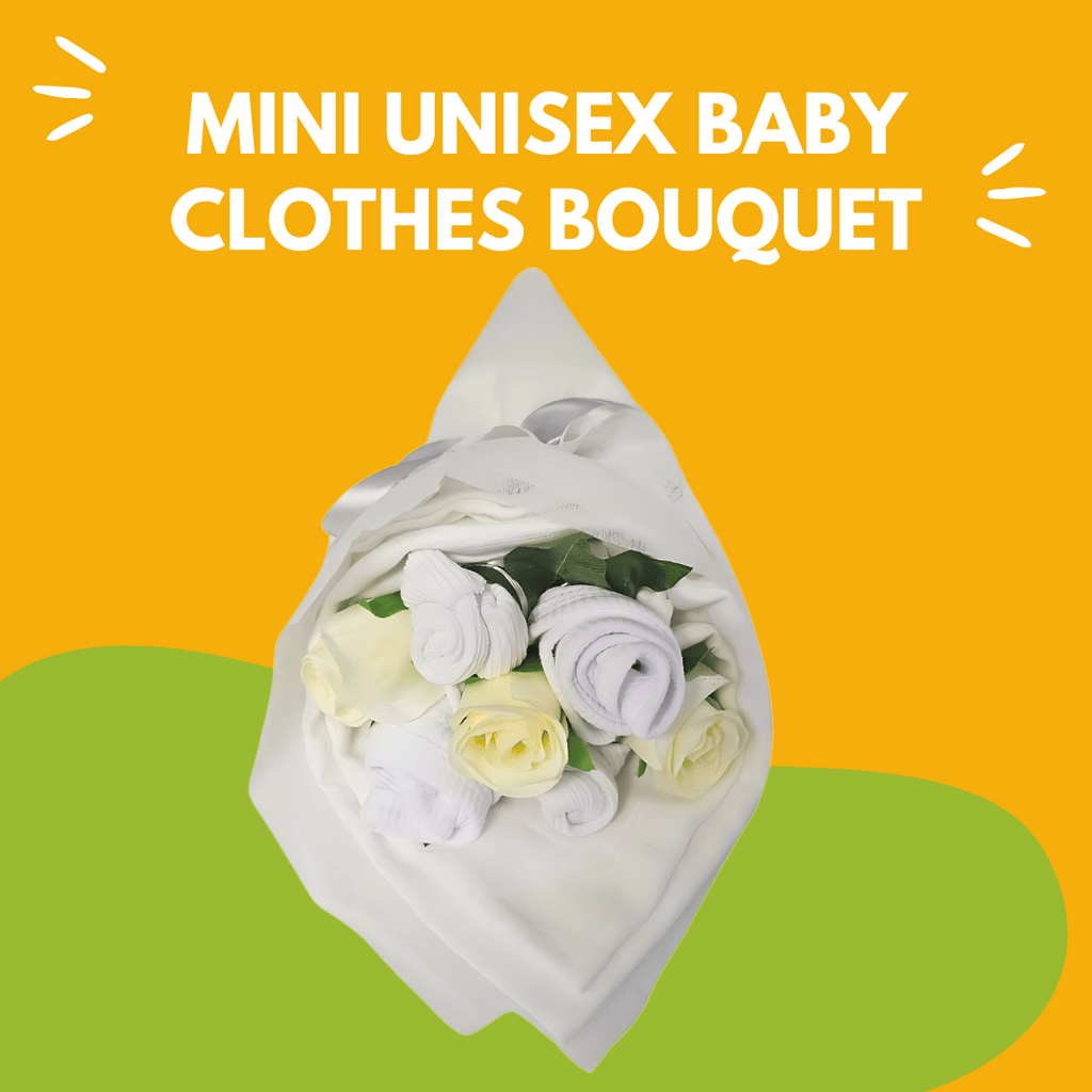 Say It Baby - Mini Unisex Baby Clothes Bouquet Gift