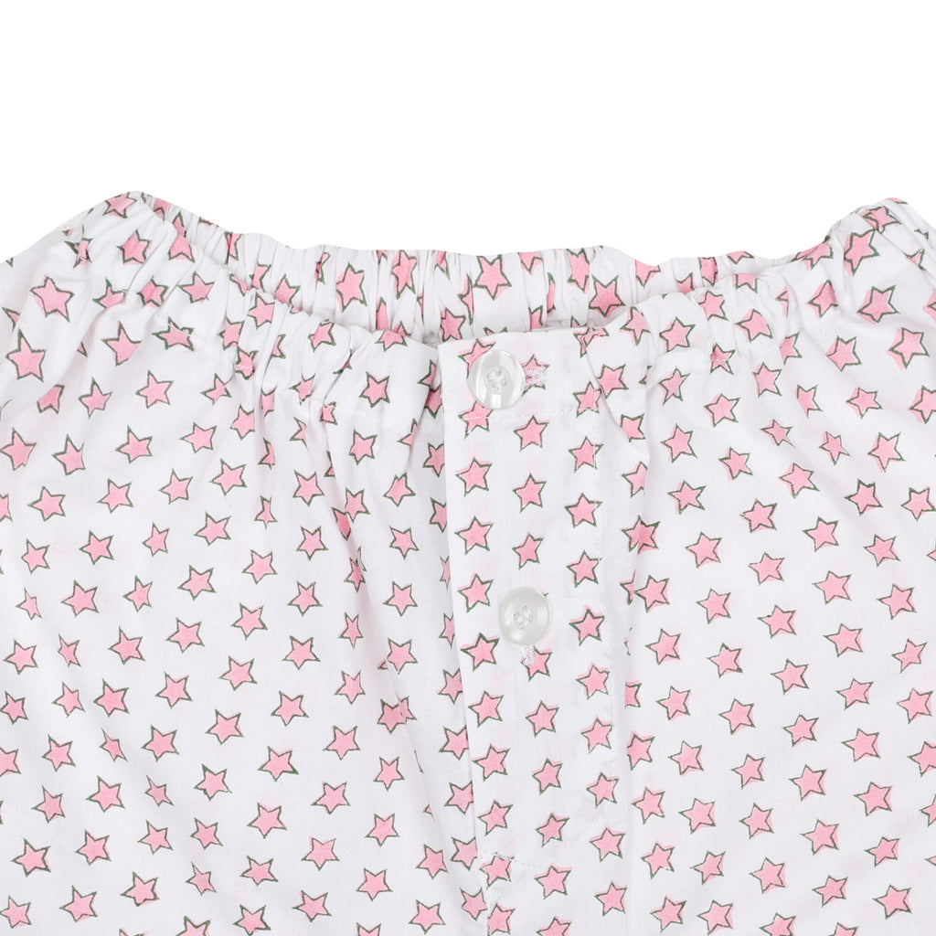 Moochic Children's Pyjamas - Pink Star