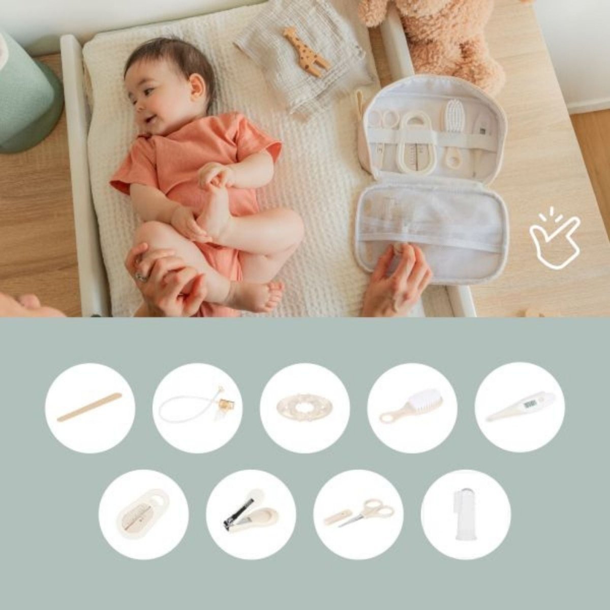 Babymoov Baby Grooming Set - Sand