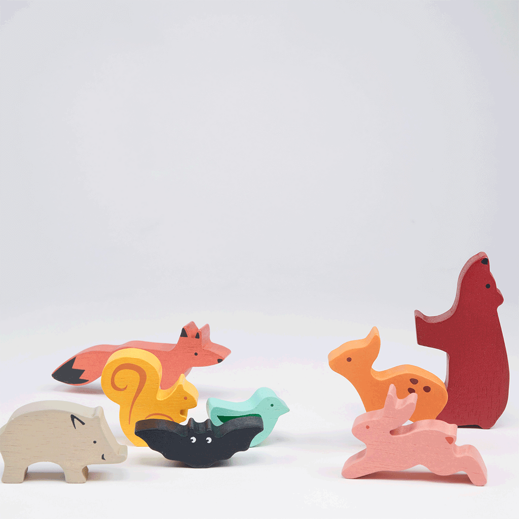 Wooden Happy Stacking Forest Toy