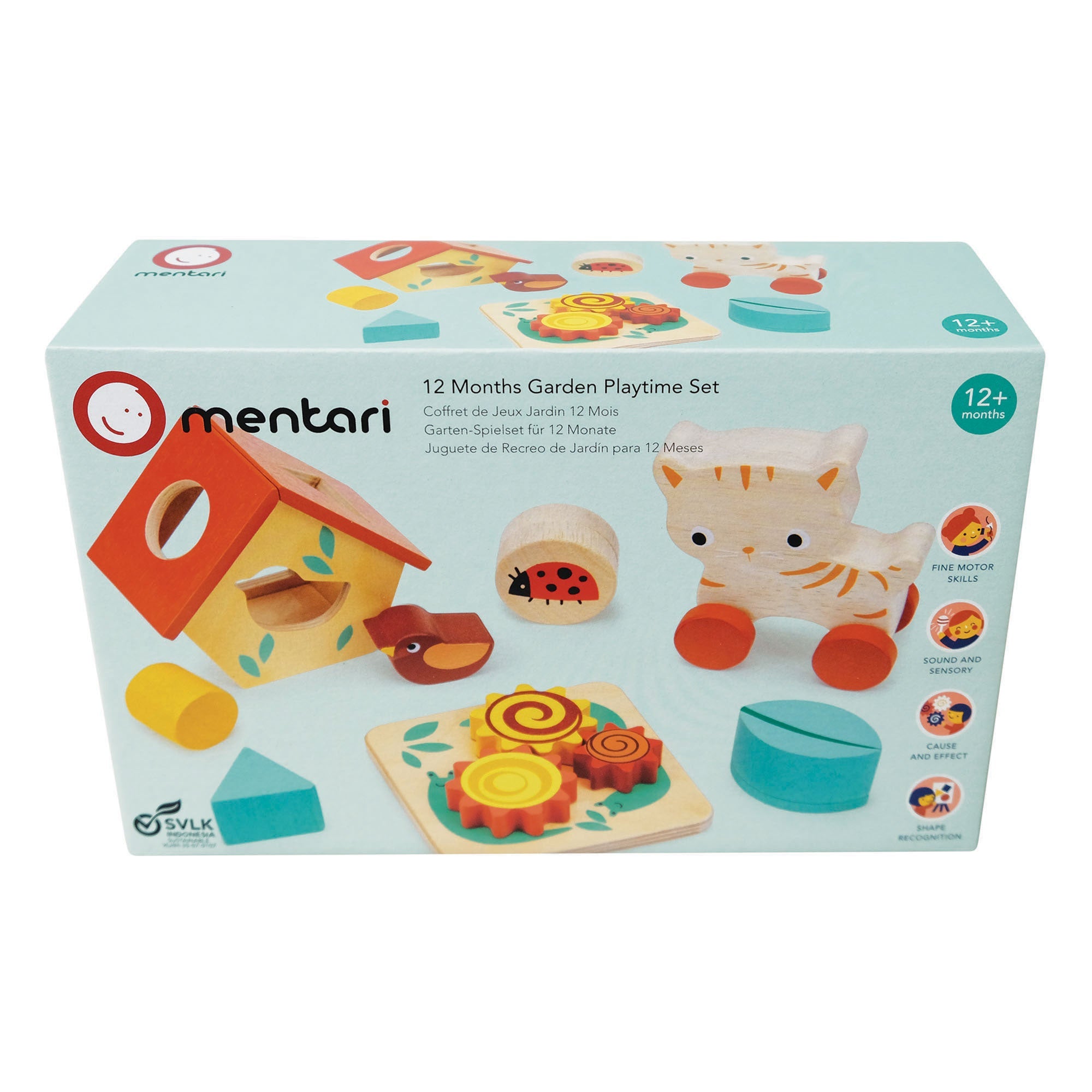 12 Months Garden Playtime  Shape Sorting Play Set