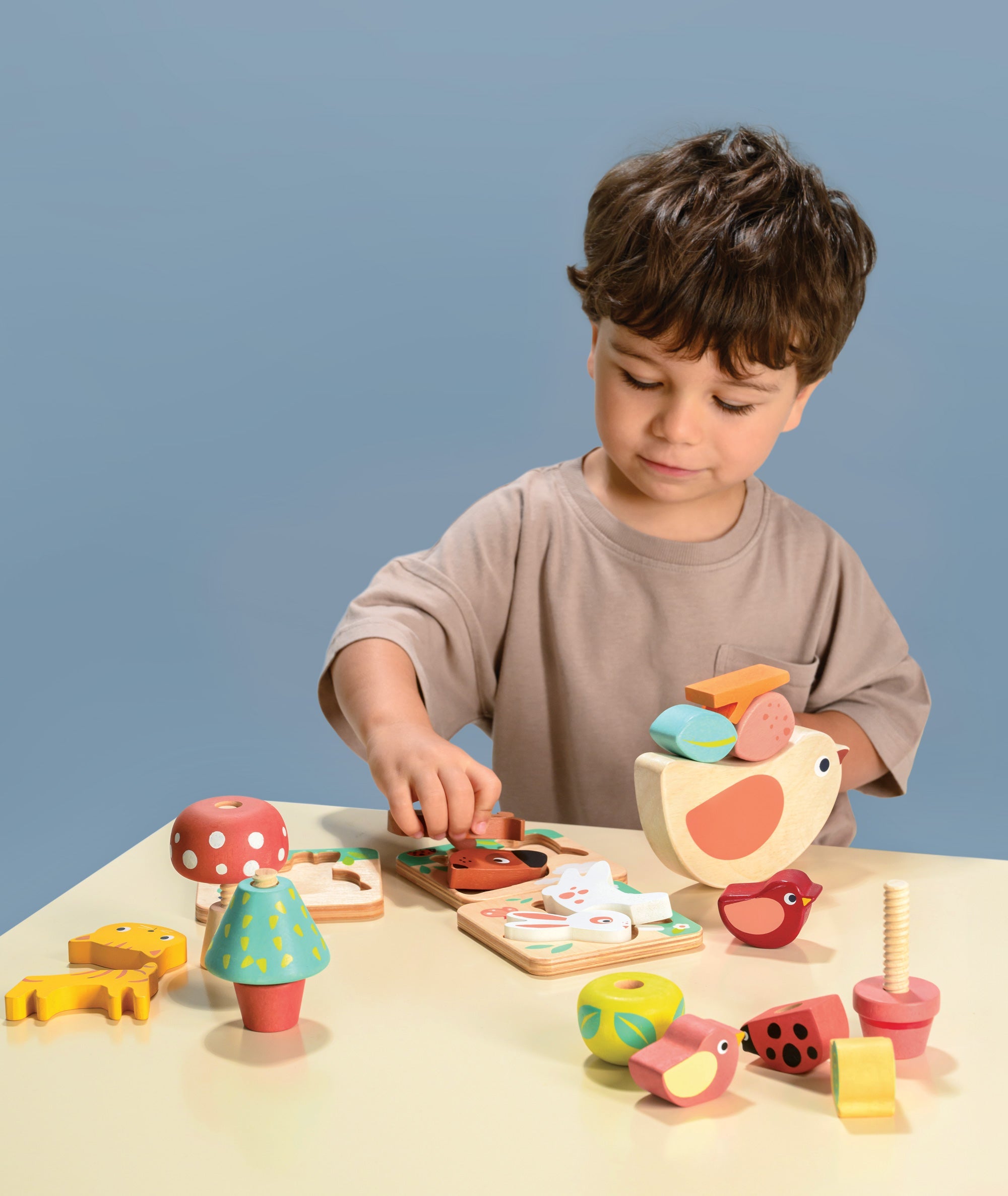 24 Months Wooden Garden Playtime Set