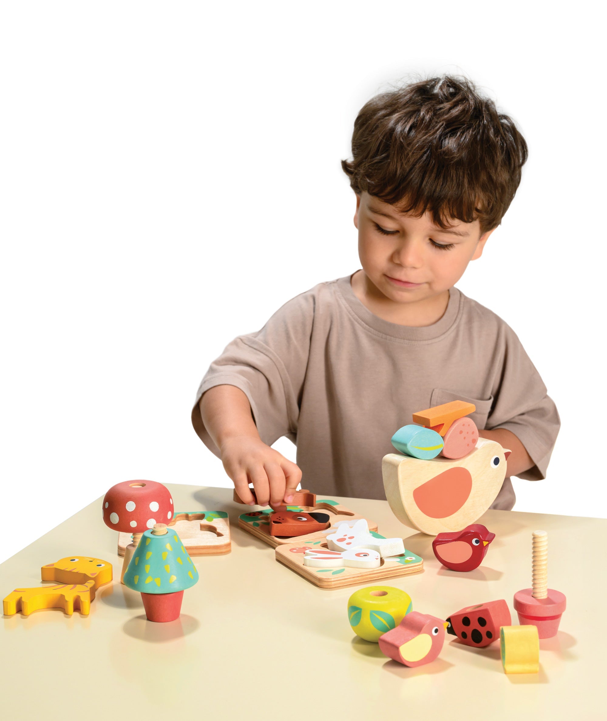 24 Months Wooden Garden Playtime Set