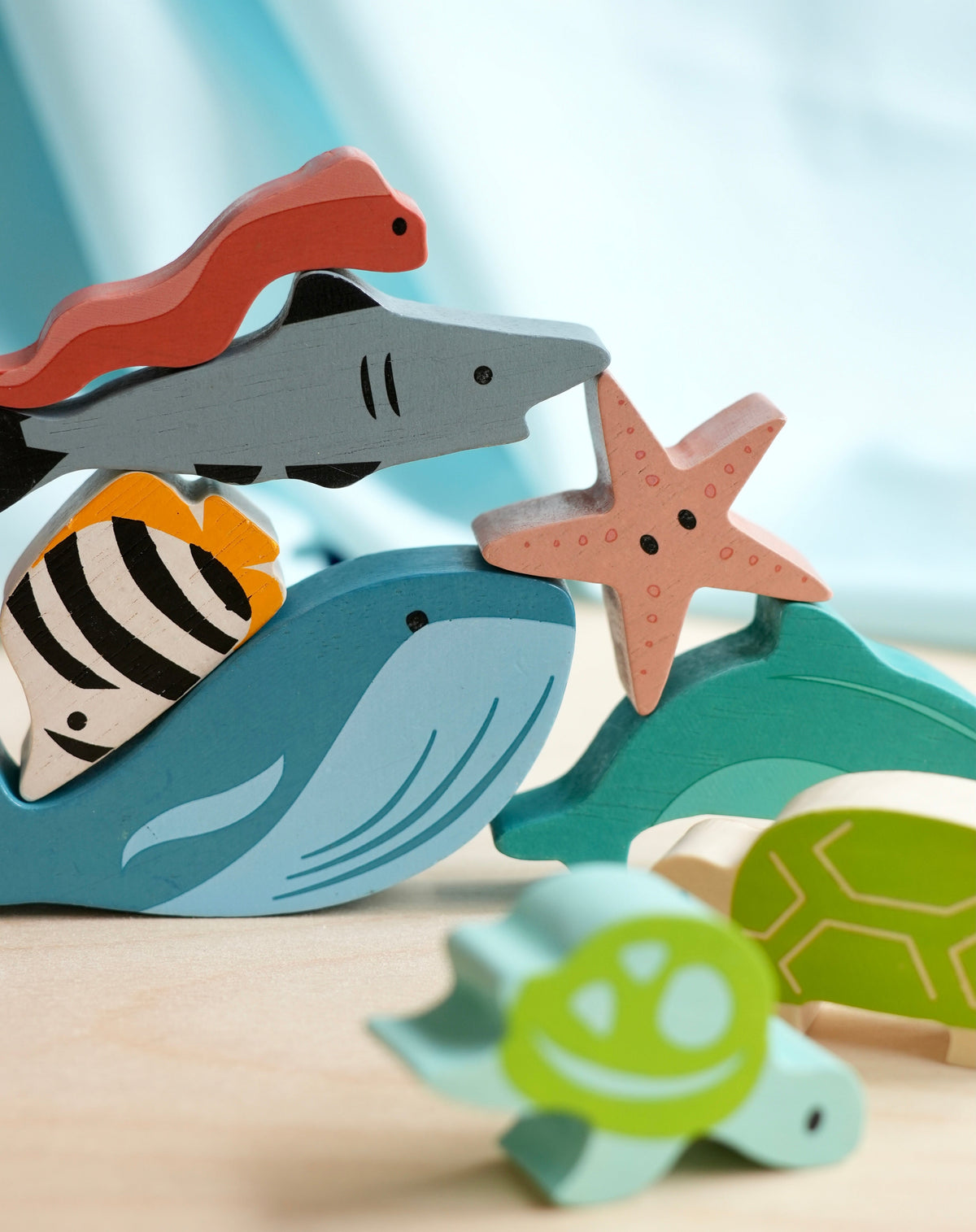 Wooden Happy Stacking Ocean Toy