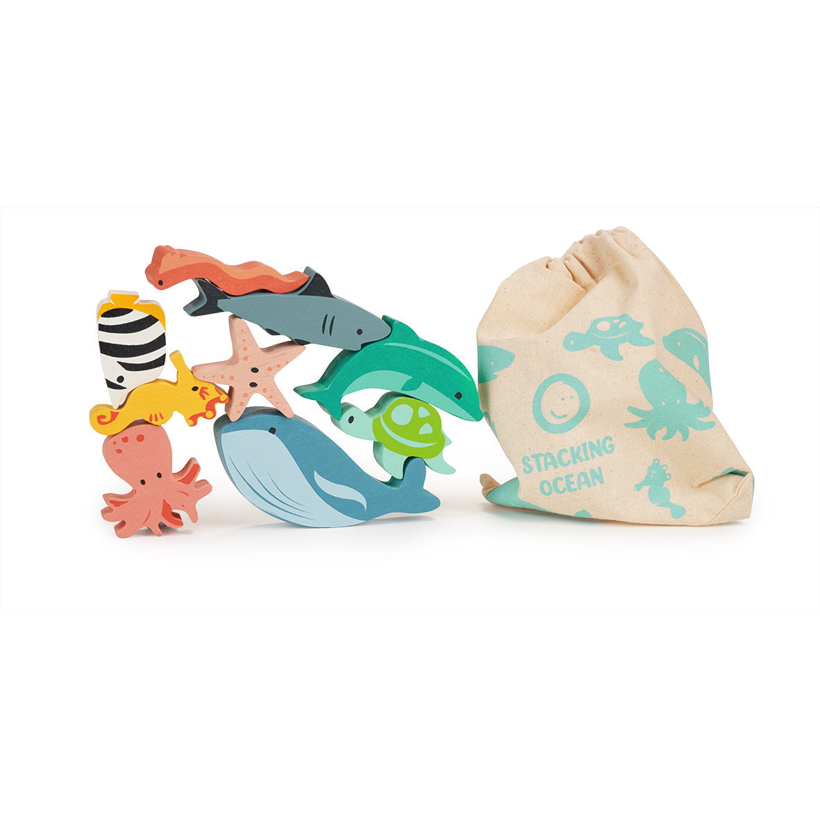Wooden Happy Stacking Ocean Toy