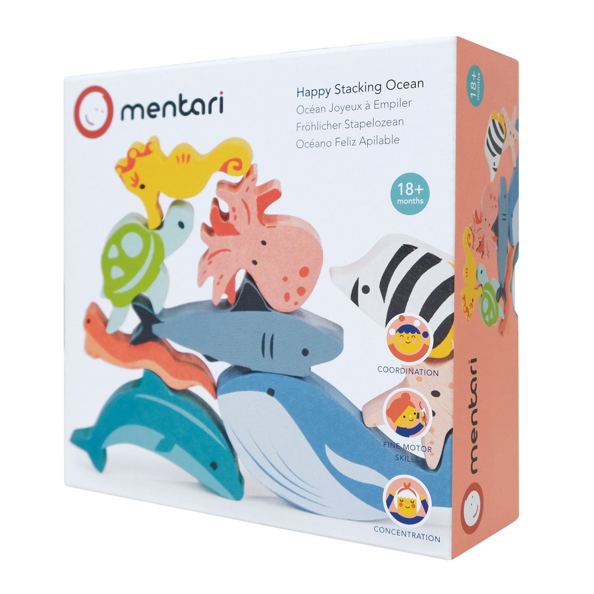 Wooden Happy Stacking Ocean Toy