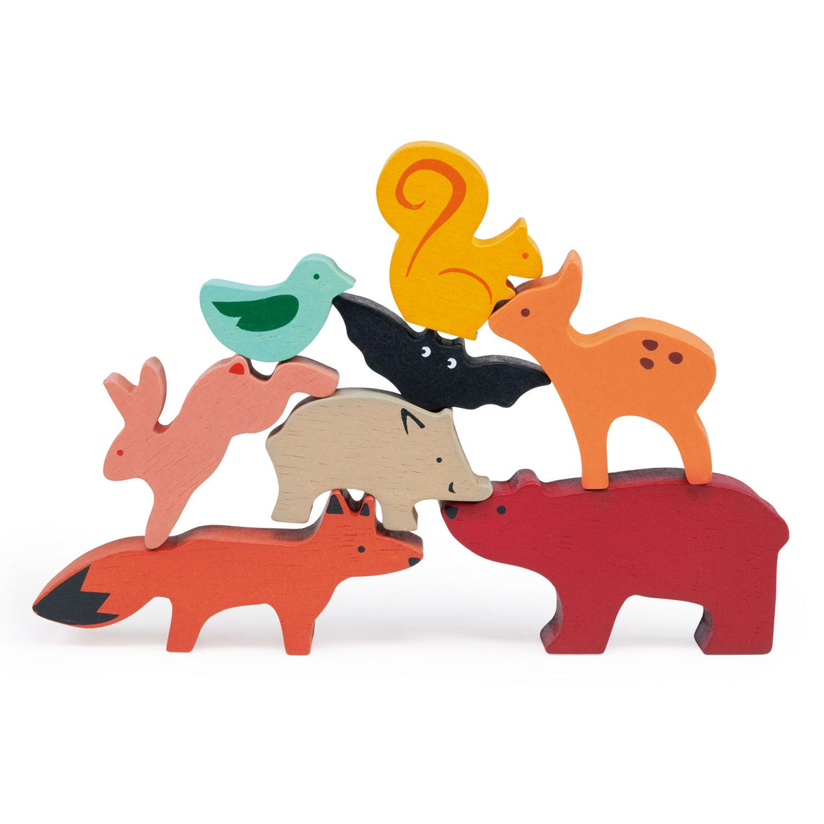 Wooden Happy Stacking Forest Toy