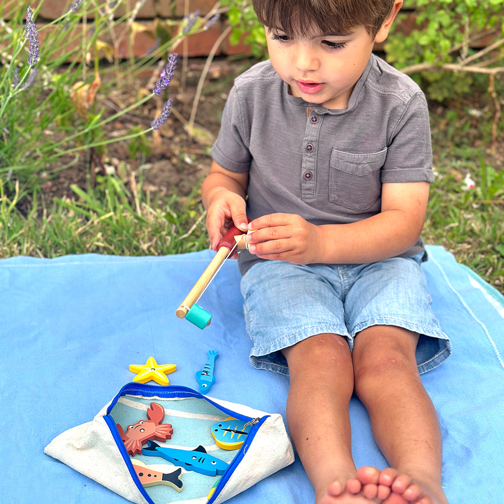 Wooden Fishing Game