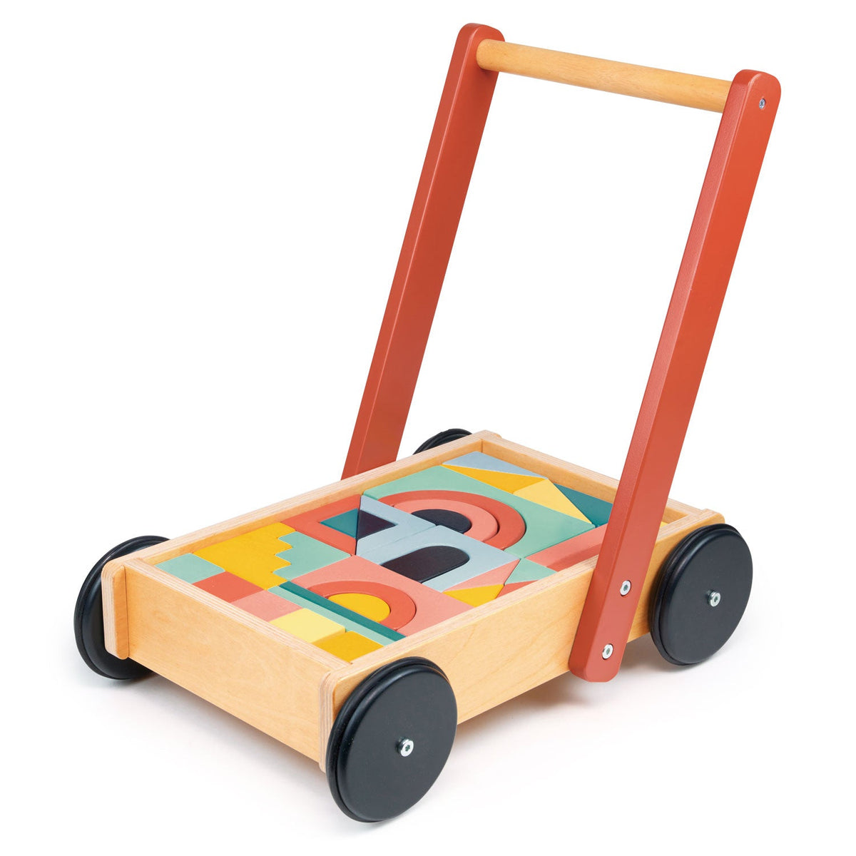 Bambino Wooden Blocks and Trolley