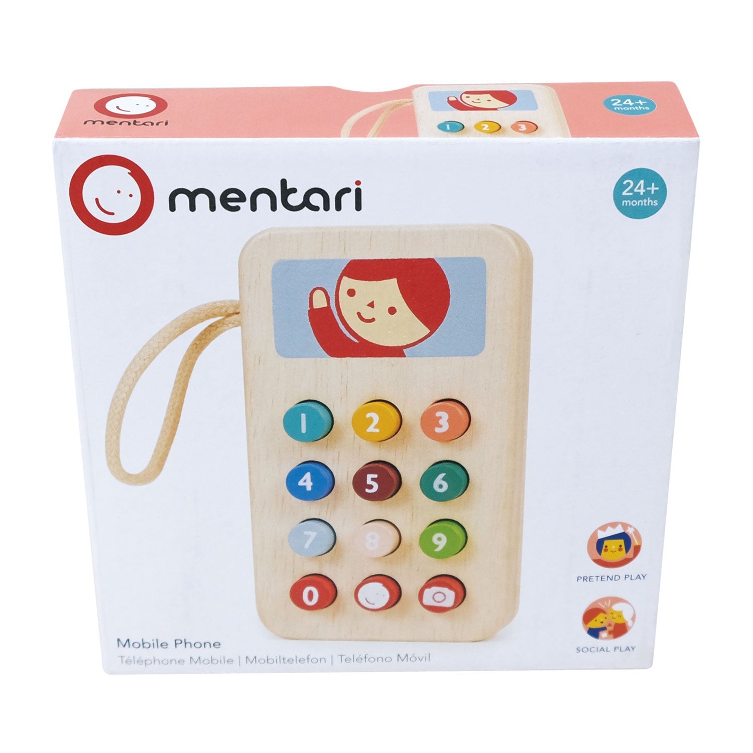 Wooden Mobile Phone Toy