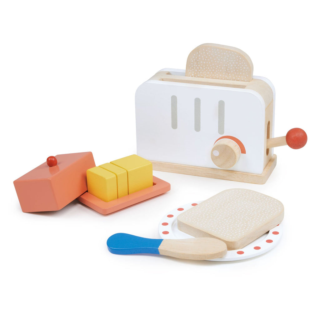 Rise & Shine Wooden Toaster Set