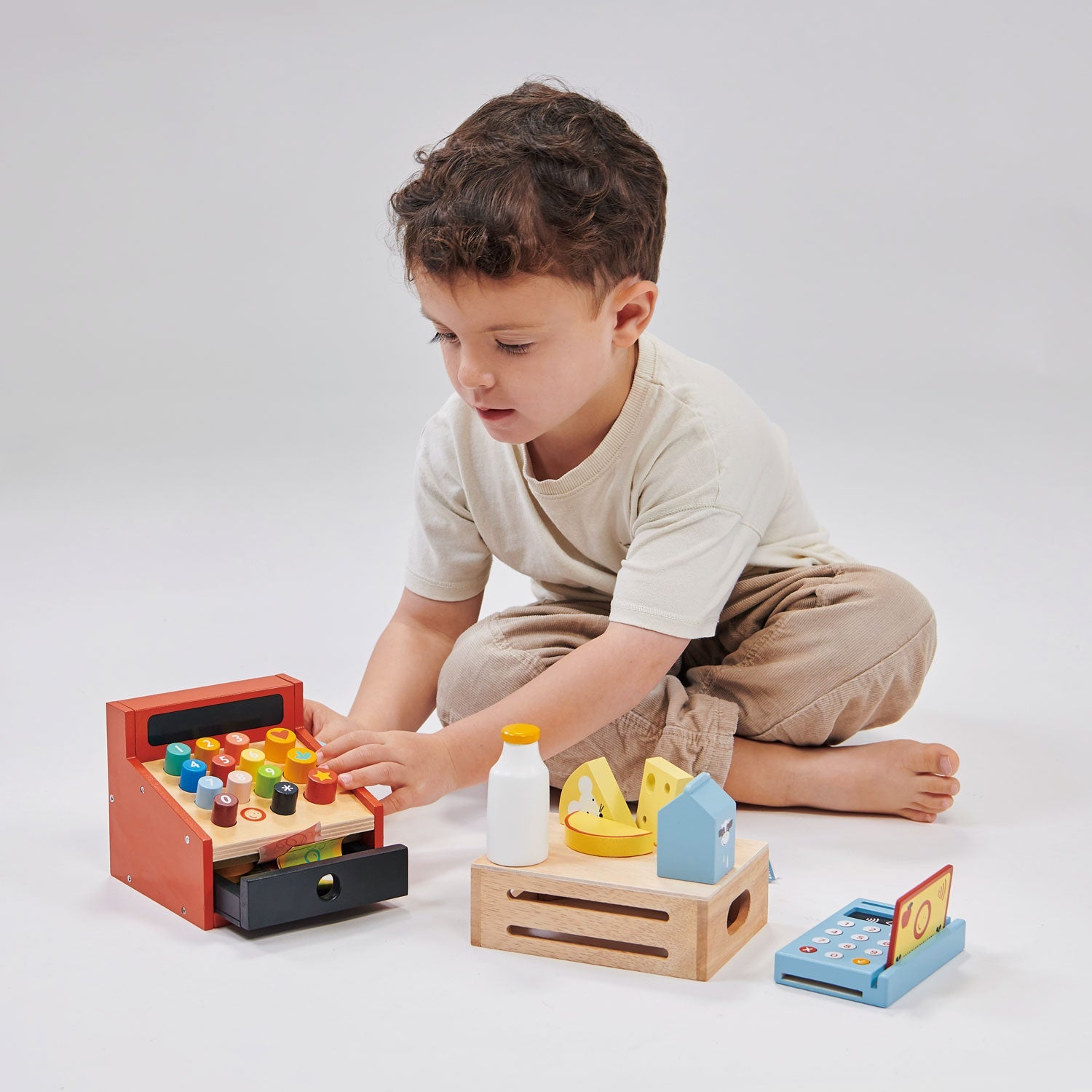 Mentaro Wooden Till
