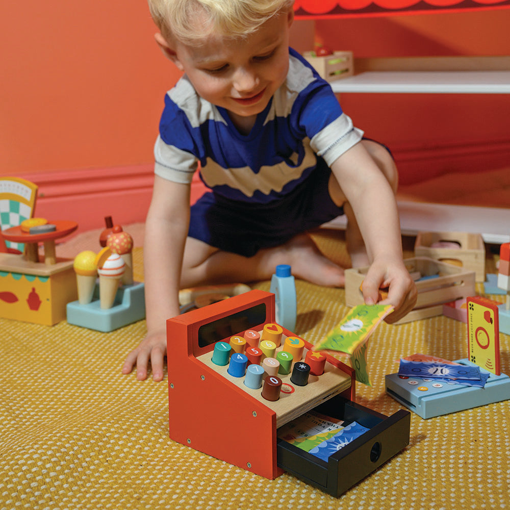 Mentaro Wooden Till