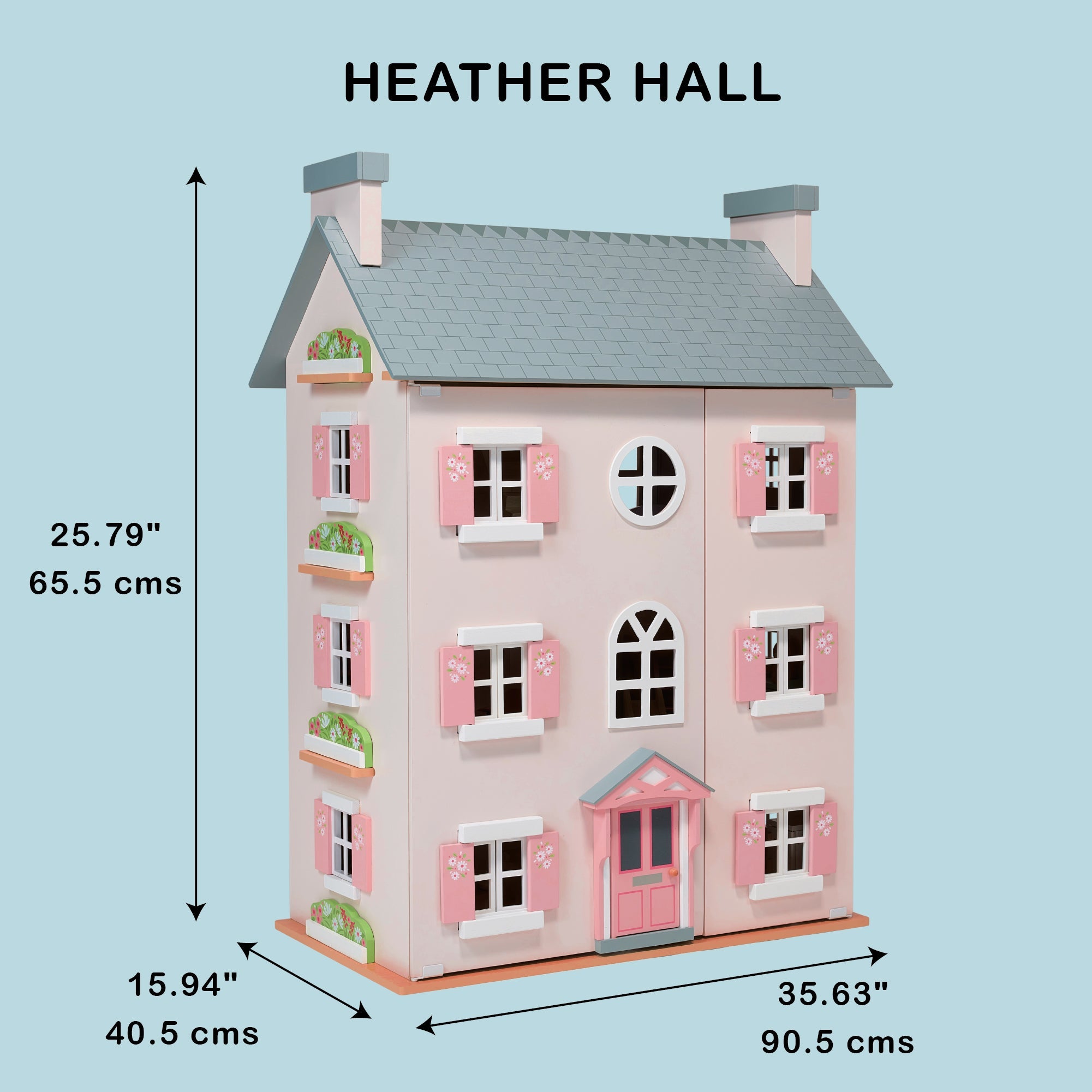 Heather Hall Wooden Dolls House