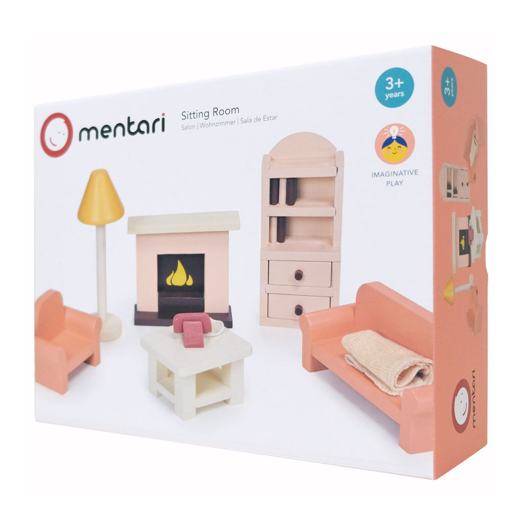 Mentari Wooden Dolls House Furniture Set - Sitting Room