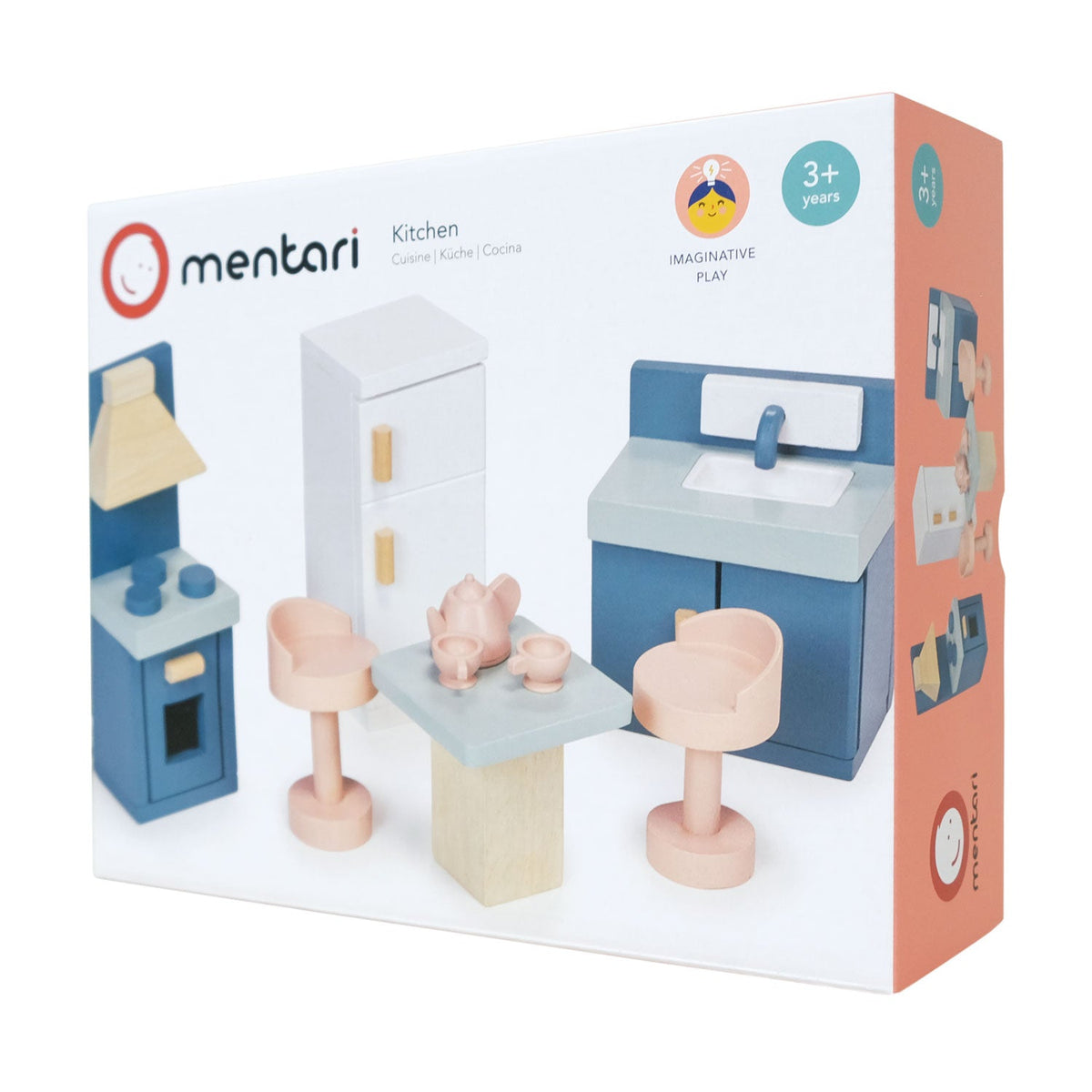 Mentari Wooden Dolls House Furniture Set - Kitchen