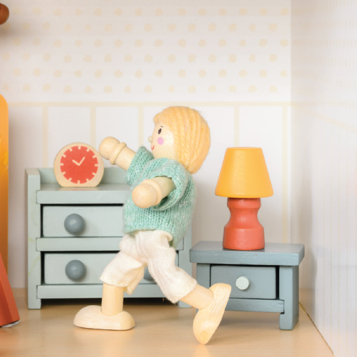 Mentari Wooden Dolls House Furniture Set - Playroom
