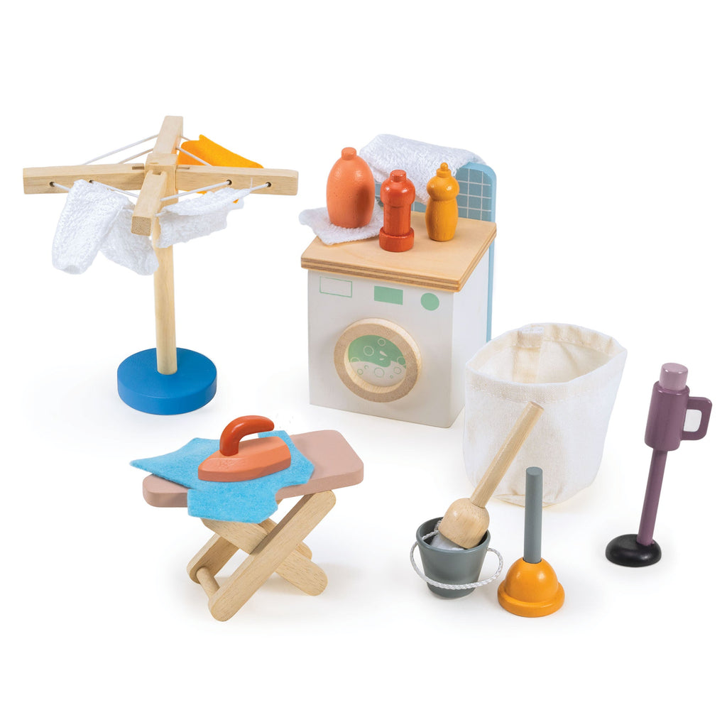 Dolls House Laundry Furniture Set