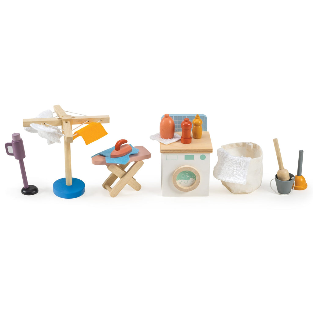 Dolls House Laundry Furniture Set