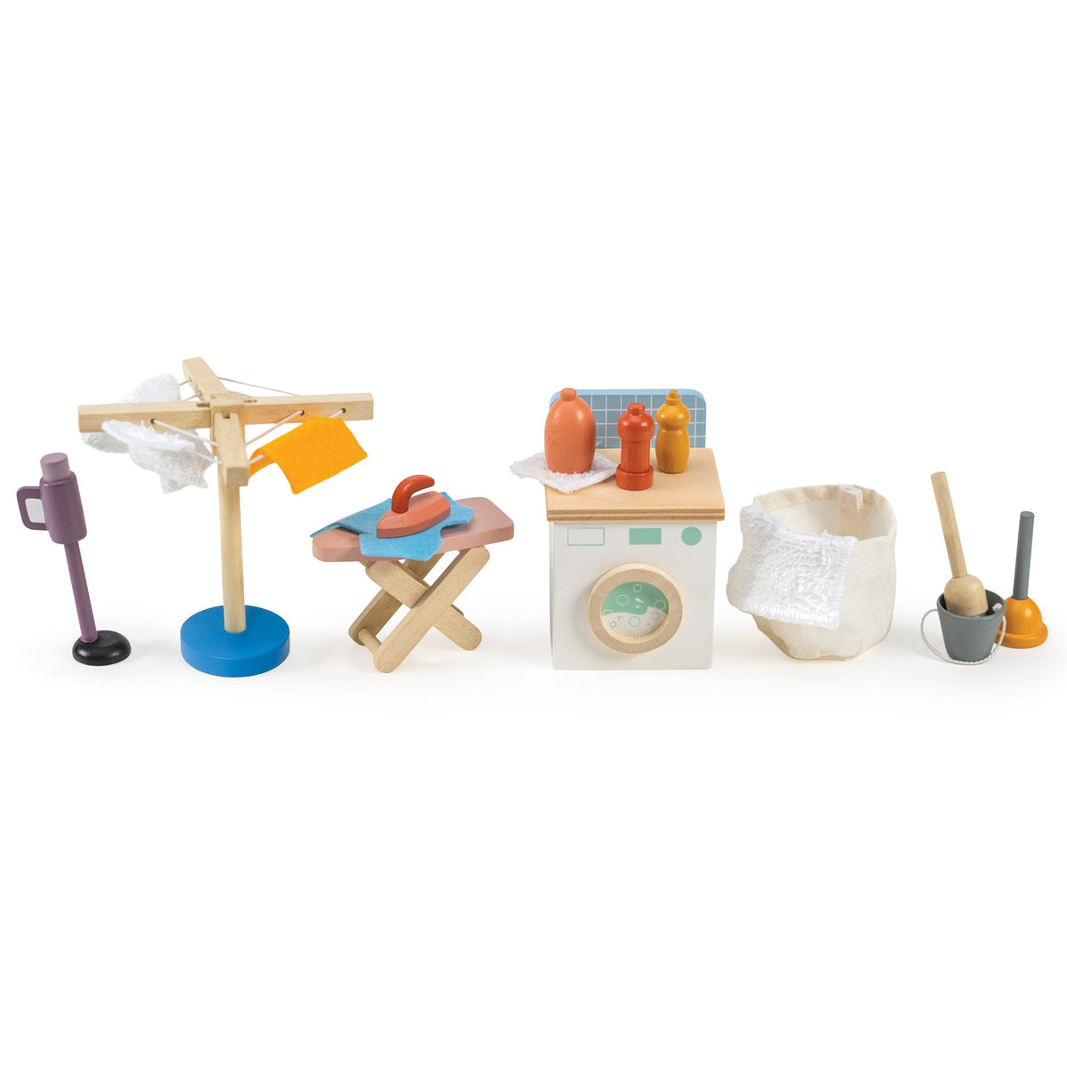 Dolls House Laundry Furniture Set
