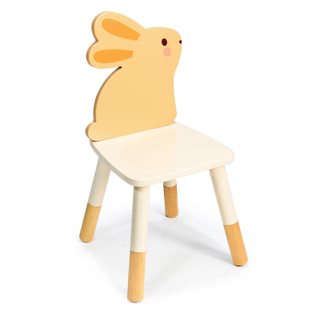 Wooden Bunny Table and Two Chairs Set