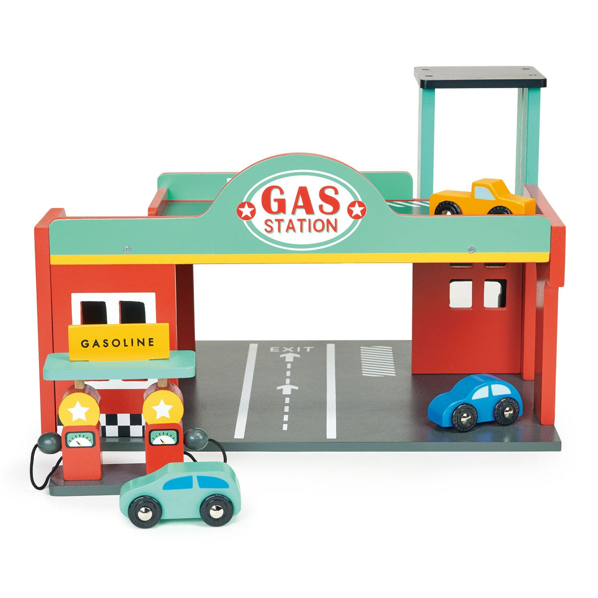 Wooden Play Gas Station